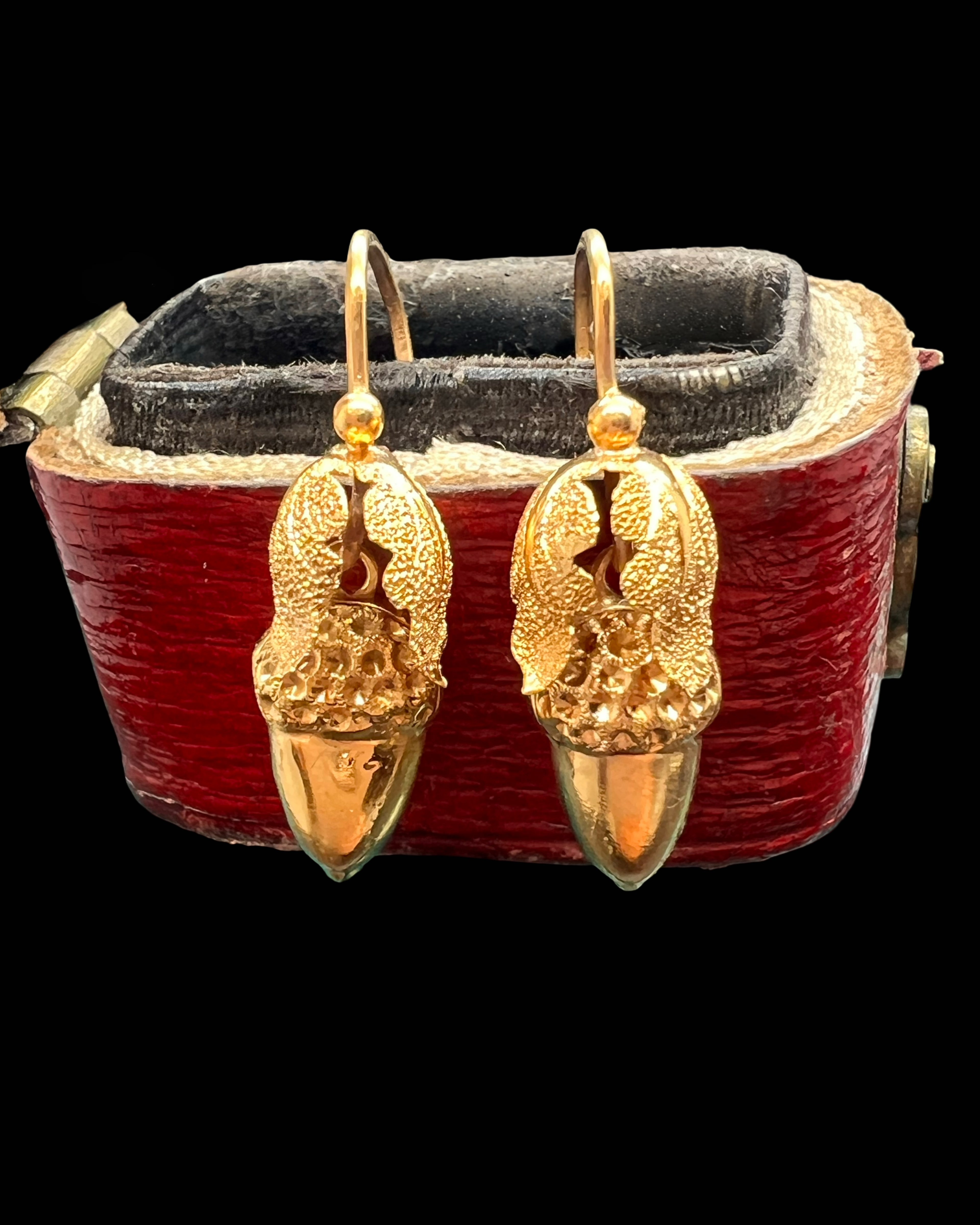 Victorian Acorn Earrings