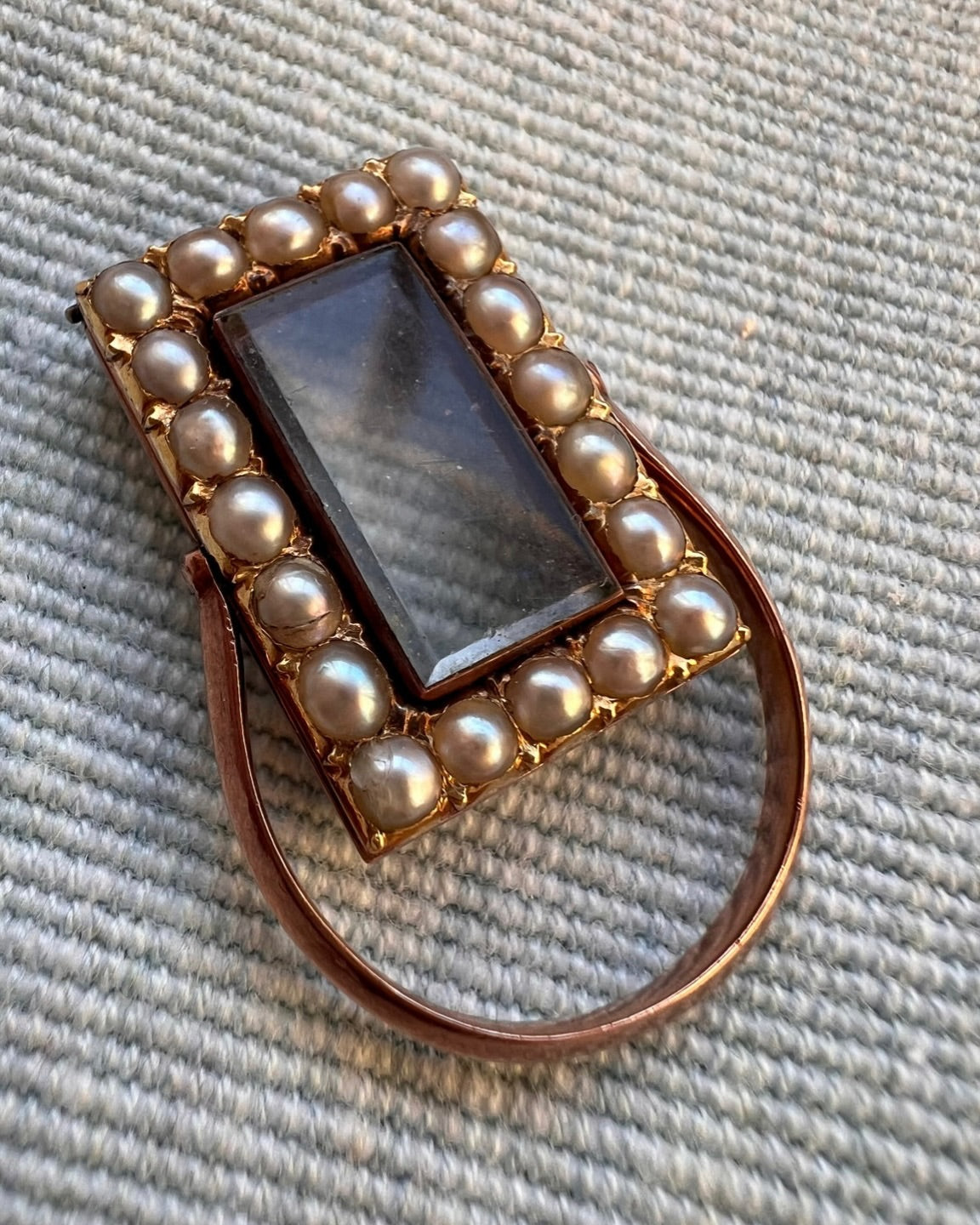 Georgian Envelope Locket Ring