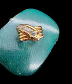 Edwardian Diamond Snake Ring