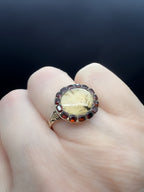 Landscape Agate Georgian Ring