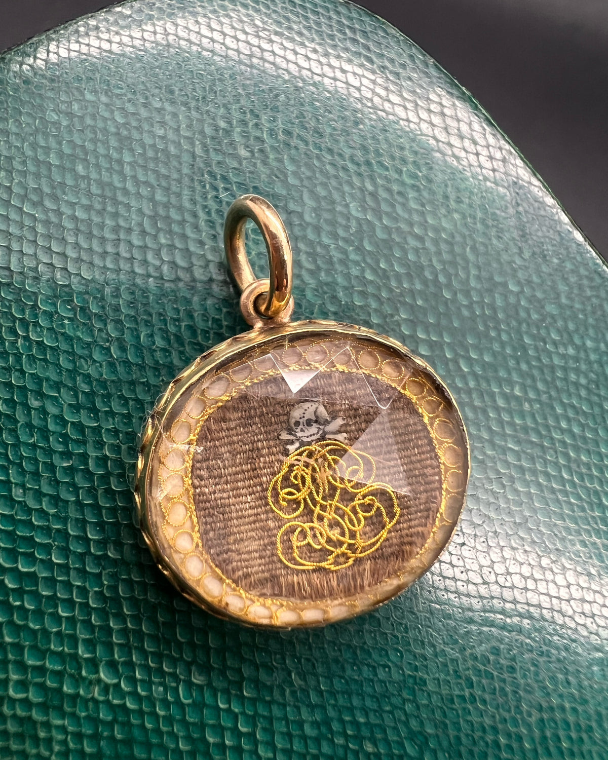 Queen Anne Stuart Crystal Skull Pendant