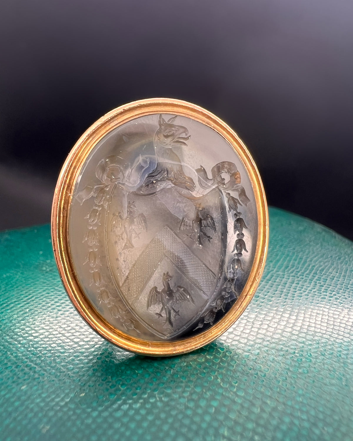 Georgian Gryphon Seal Fob