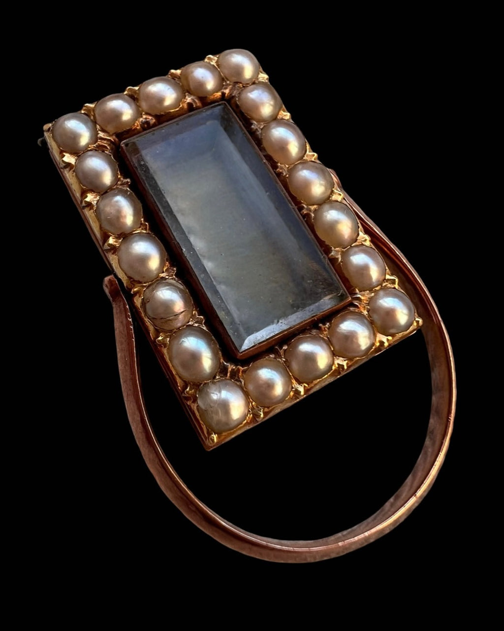 Georgian Envelope Locket Ring