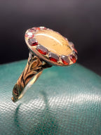 Landscape Agate Georgian Ring