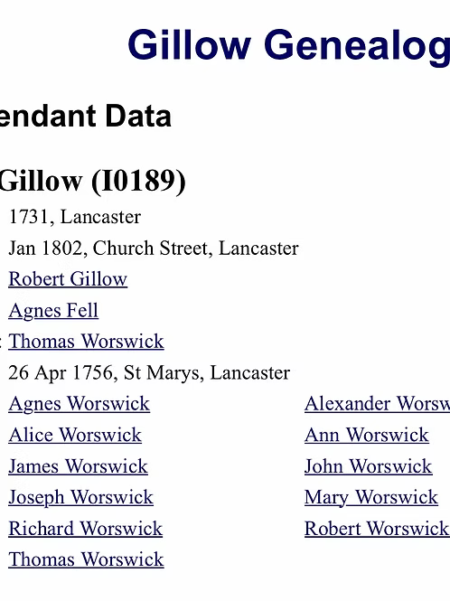 Alice Worswick 1802