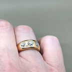 Old Cut Diamond 3 Stone