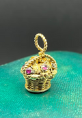 Georgian Regard Basket Charm
