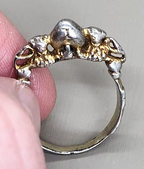 Figural Tudor Ring c.1580