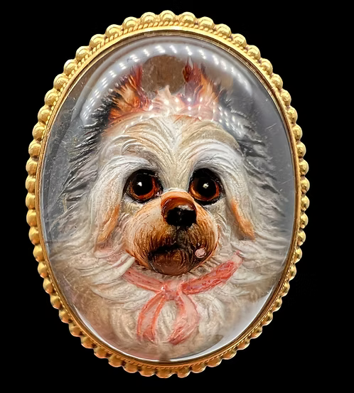 Westie Essex Crystal Stickpin