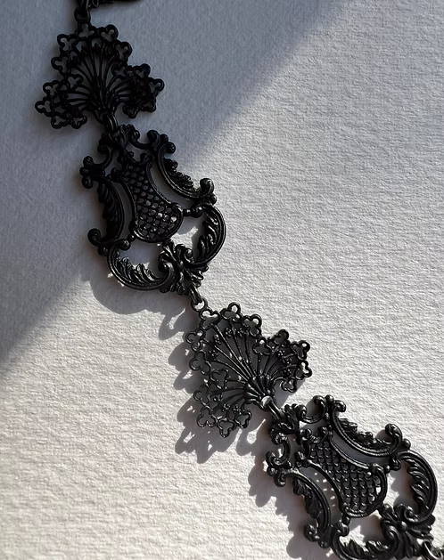 Berlin Iron Lyre Necklace