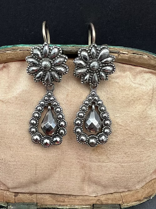 Georgian Steel Earrings