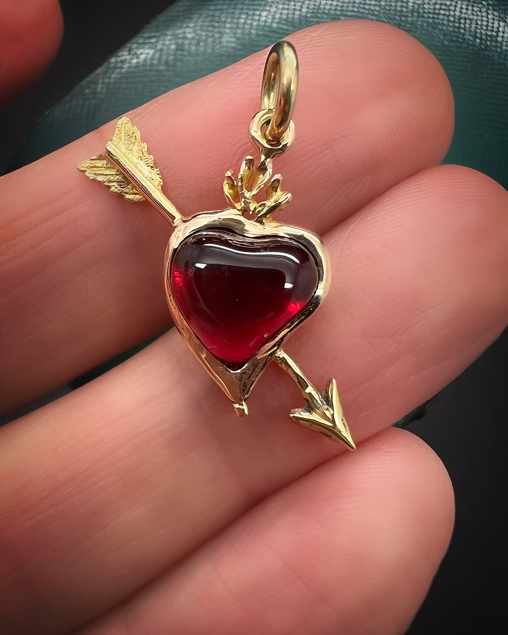Arrow through the Heart Pendant