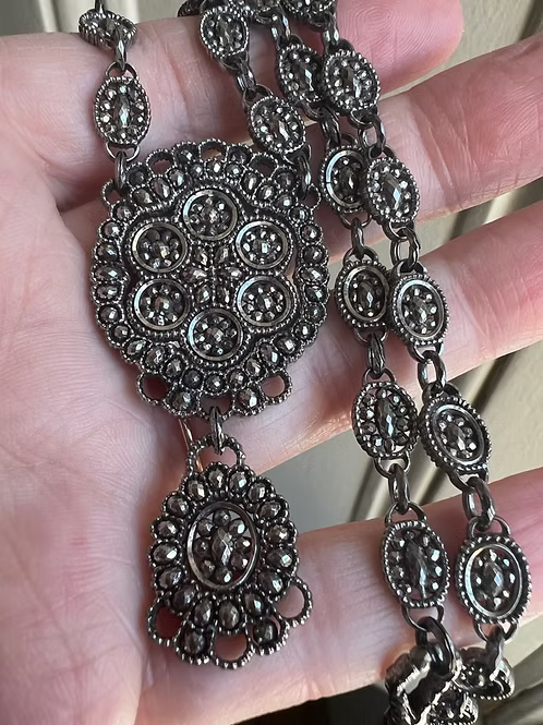 Georgian Cut Steel Necklace