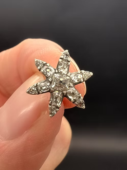Old Cut Diamond Georgian Single Star