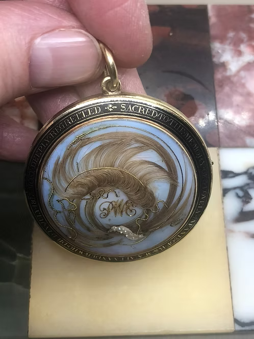 Opaline Mourning Locket
