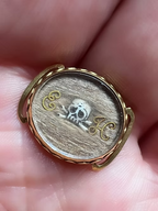 Stuart Crystal Skull slide c.1700