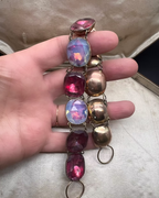 Queen Anne Opaline and Pink Paste Choker