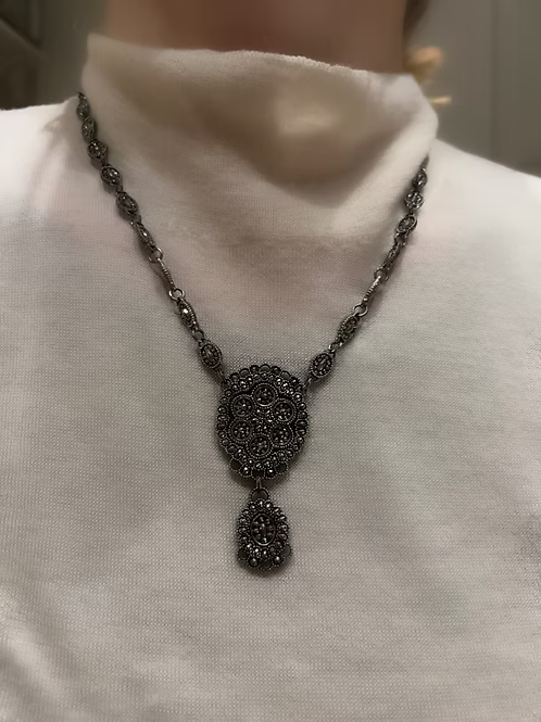 Georgian Cut Steel Necklace