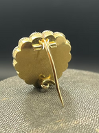 Pearl Enamel Heart