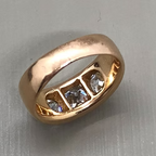 Old Cut Diamond 3 Stone