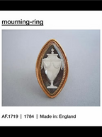 Sulphide Urn Ring 1780