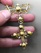 Iberian Diamond Cross Pendant