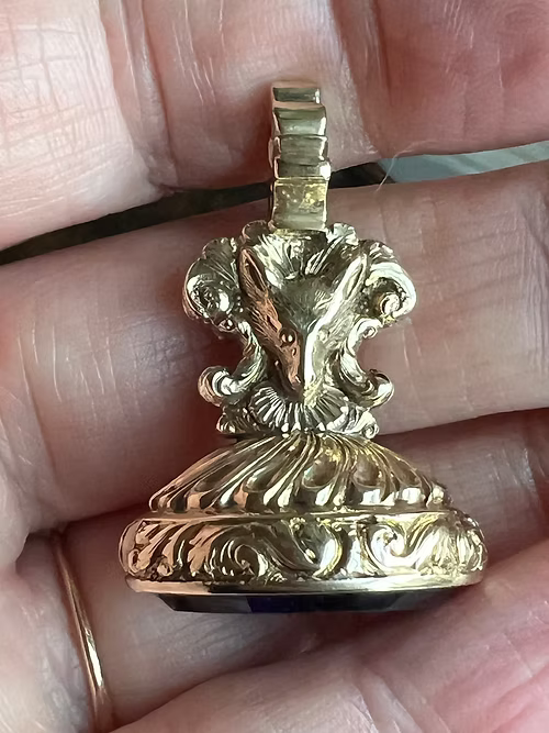 Amethyst Fox Fob