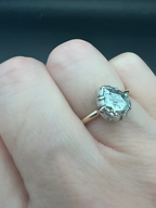 Heart-shaped Rose Diamond Ring