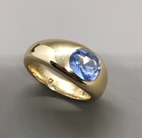 Ducal Sapphire Mourning Ring 1859