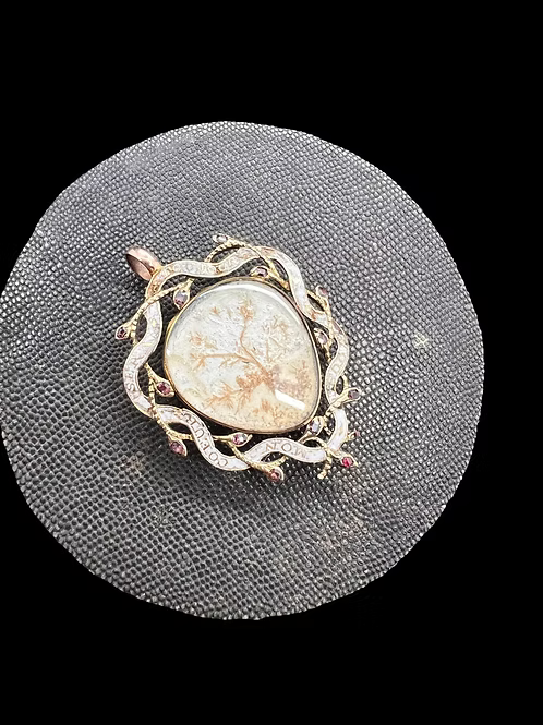 Georgian Rococo Heart Pendant