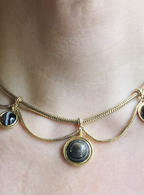 Banded Agate Demi-Parure