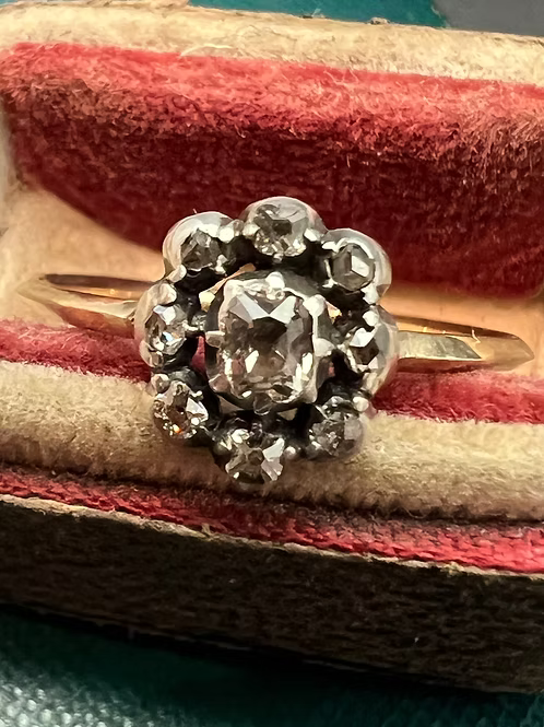 Old Cut Diamond Cluster
