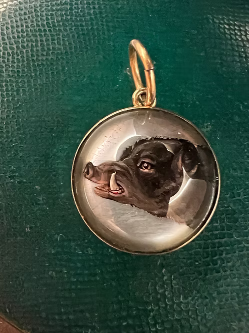 Wild Boar Essex Crystal Pendant