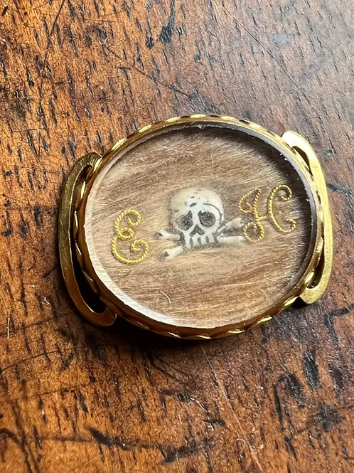 Stuart Crystal Skull slide c.1700
