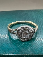 Georgian Rose Diamond Cluster 1741