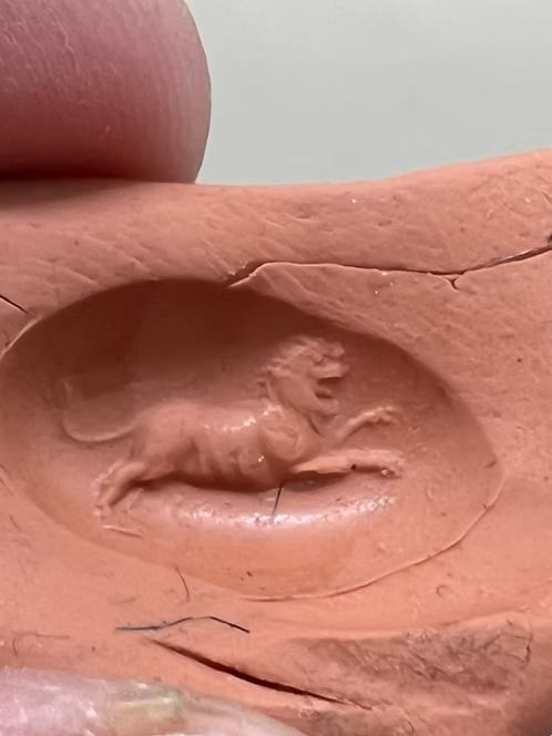 Ancient Lion Intaglio