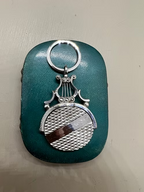 Steel Lyre Fob