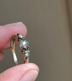 Georgian Rococo Diamond Ring