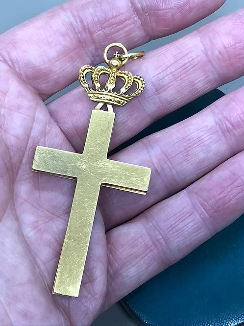 Italian Crowned Cross
