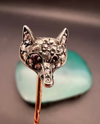 Diamond Fox Pin
