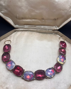 Queen Anne Opaline and Pink Paste Choker