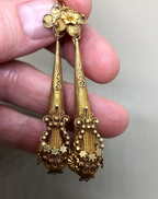 Regency Lyre earrings c.1820