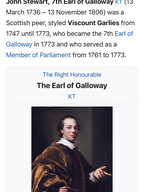 Earl of Galloway Mourning Ring