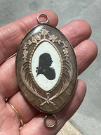 Mourning Silhouette Pendant
