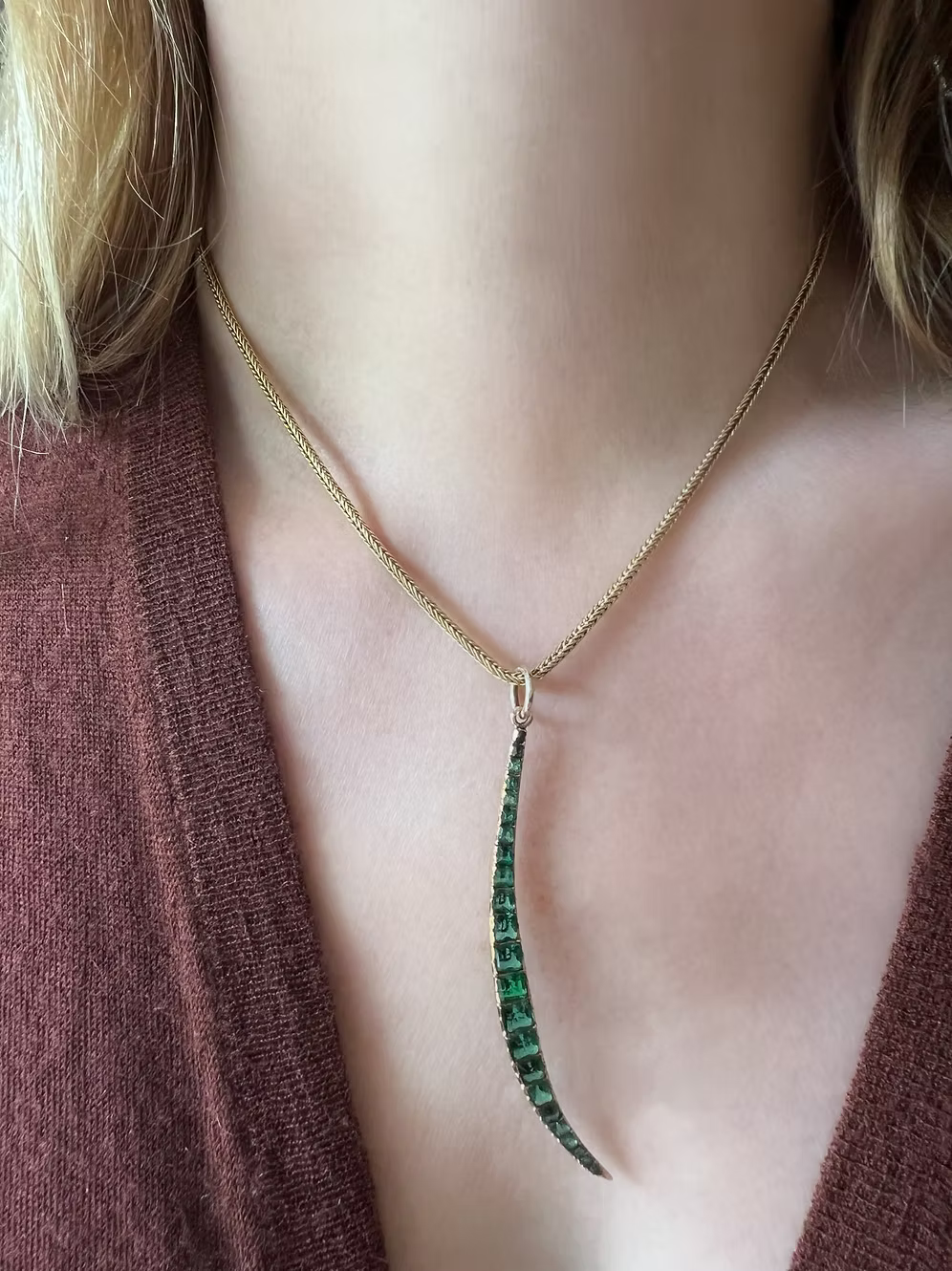 Georgian Leaf Pendant