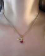Arrow through the Heart Pendant
