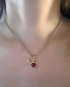 Arrow through the Heart Pendant