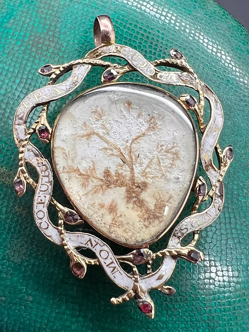 Georgian Rococo Heart Pendant