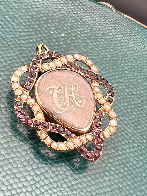 Georgian heart locket pendant