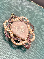 Georgian heart locket pendant